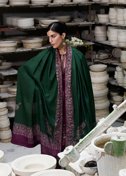 HUSSAIN REHAR - Lawn Unstitched Embroidered Collection with Embroidered Dupatta - KPR27