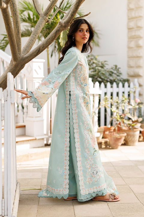 Afrozeh - 3 Piece Unstitched Embroidered Lawn Suit - Selea