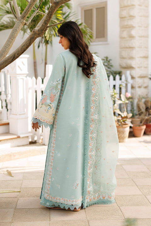 Afrozeh - 3 Piece Unstitched Embroidered Lawn Suit - Selea